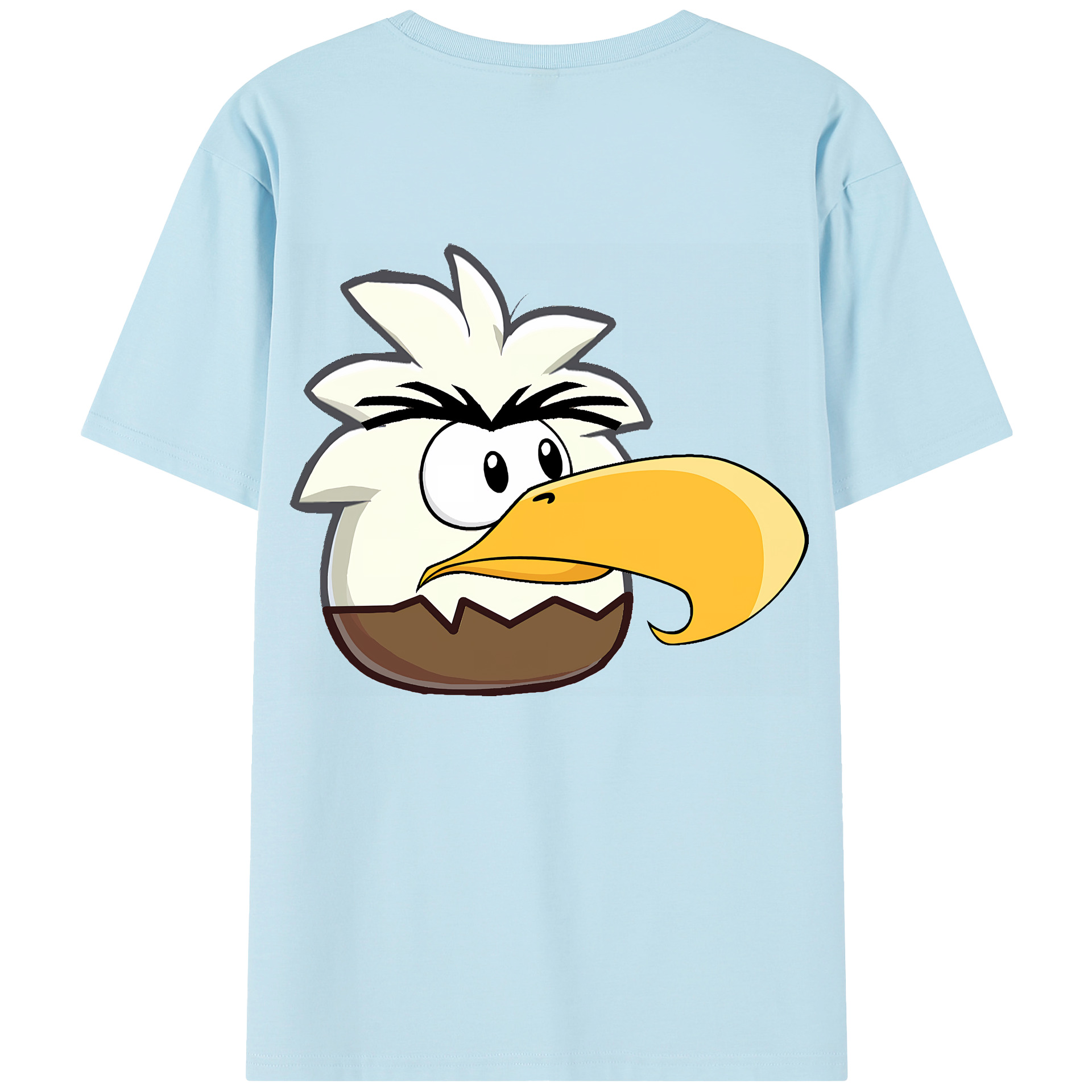 （画像用） Angry Birds アングリーバード 綿100％半袖Tシャツ（背面プリント）